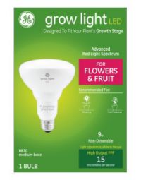 GE 9W LED BR30 GROW LAMP - FLWR