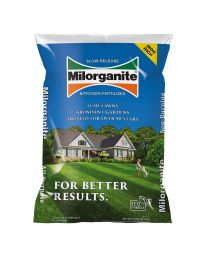 Milorganite Organic Nitrogen Fertilizer with 4% Iron - 32 lbs.