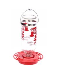 Birds Choice, Best 1 Glass Hummingbird Feeder, 32 oz.