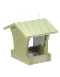 Birds Choice, Small Hopper Bird Feeder in Green Recycled Plastic