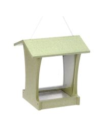 Birds Choice, Tall Hopper Bird Feeder in Green Recycled Plastic