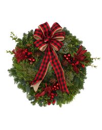 'Mixed Noble' Deluxe Wreath