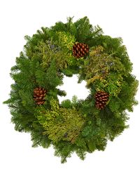 22" Mixed Noble Wreath