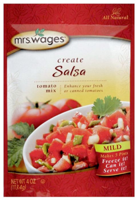 Mrs. Wages Create Mild Salsa Tomato Mix, 4 oz. | Gertens Garden Center