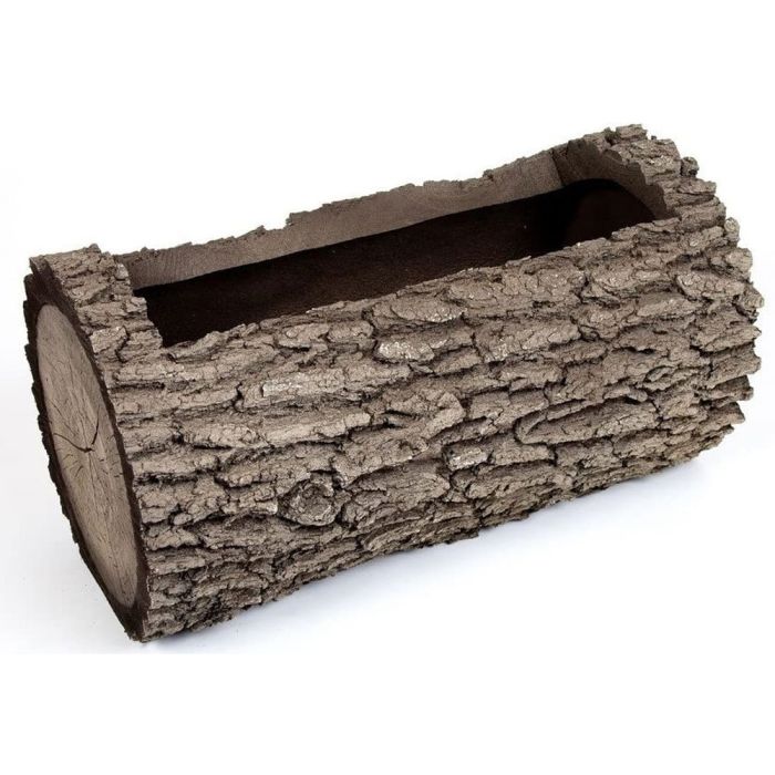 Polyurethane Log Planter, Horizontal Gertens Garden Center