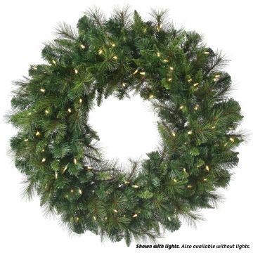 Regency Belgium with Clear LEDs Deluxe Artificial Wreath 60IN