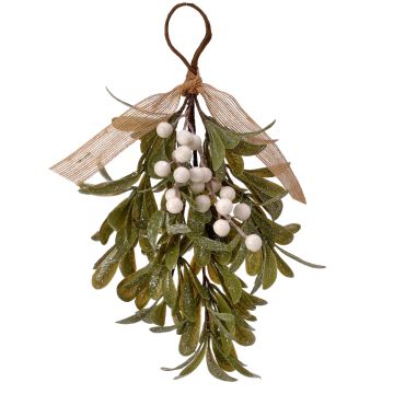 Regency 12" Mistletoe Bundle with Jute Tie