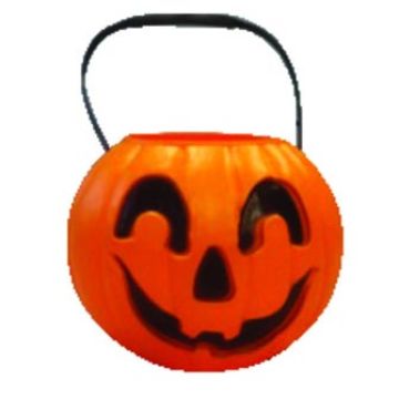 Union Products Pumpkin Pail Halloween Decor, 8 inches