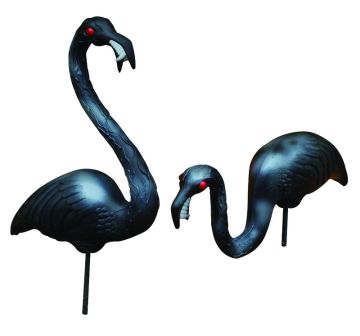 Union Products Zombie Flamingos Halloween Decor