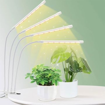 My City Garden Clip & Grow, Decor Led Grow Lights, 4000K, 4 Pack