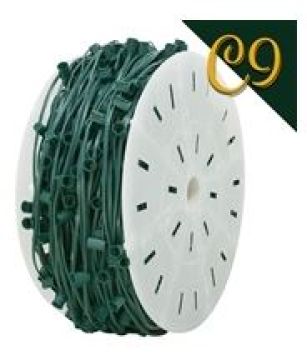 Holiday Bright Lights SPT-1 C9 1,000' Green Cord 24" Spacing