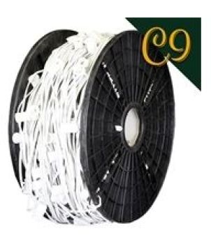 Holiday Bright Lights SPT-1 C9 1,000' White Cord 36" Spacing