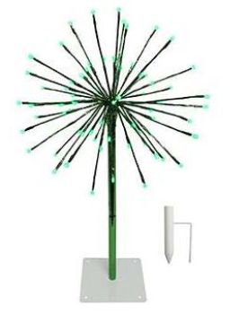 Holiday Bright Lights LED 3-in-1 16" Connectable Radiant Blast Green with Green