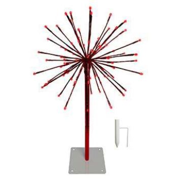 Holiday Bright Lights LED 3-in-1 16" Connectable Radiant Blast Red with Red