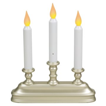 Xodus, Battery Operated Window Candelabra, Gold