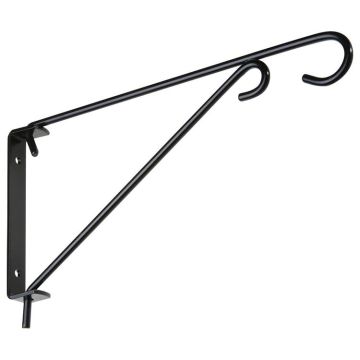 National Hardware Swivel Brackets in Black, 9"