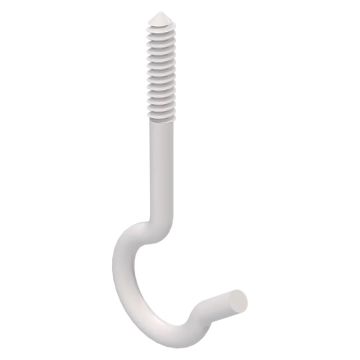 Plant Hardware  2-1/2" White, 3 pack