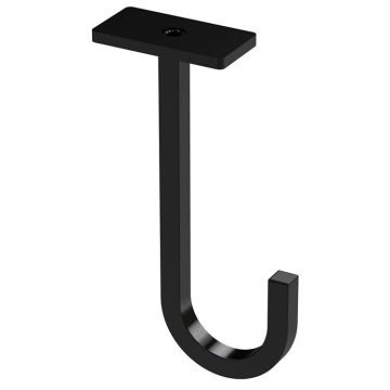 National Hardware Extended Ceiling Hook Black, 5"