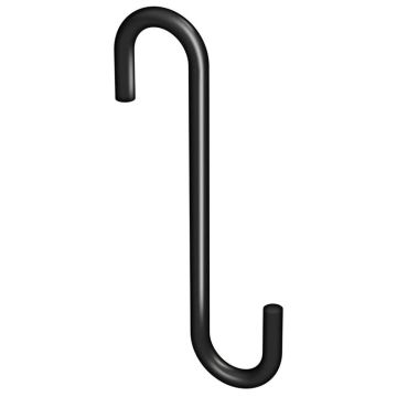 National Hardware Modern S Hook Black, 4 3/4"