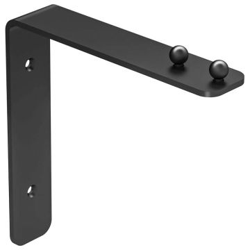 National Hardware Square Plant Hanger Black, 7"