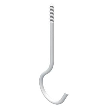 National Hardware Ceiling Hook White, 6"