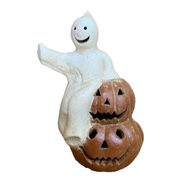 The Pottery Patch, Ghost on Pumpkin, 21" tall