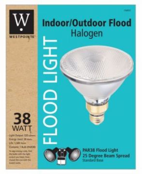 Light Bulbs, 38W Par38 Floodlight Bulb