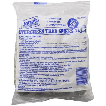 Jobe's, Evergreens 11-3-4 Fertilizer Spikes, 5 spikes