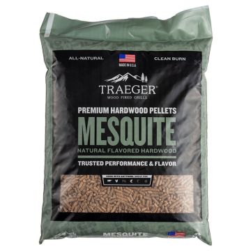 Traeger Wood Pellets, Mesquite, 20 lb. bag