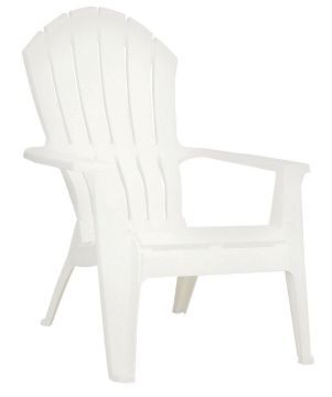 Adams, Real Comfort Adirondack Chair, White