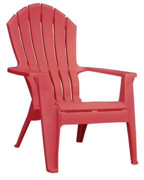 Adams, Real Comfort Adirondack Chair, Cherry Red