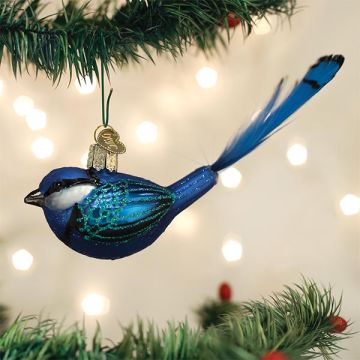 Hanging Fairy Wren Ornament