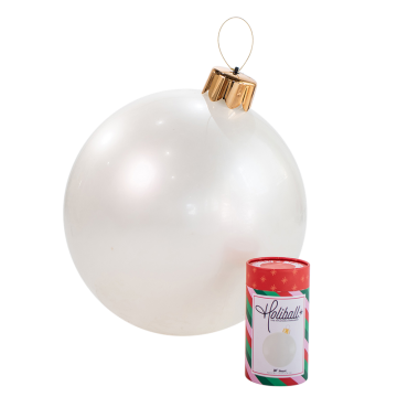 Holiball Pearl White Holiball, 30"