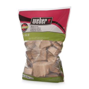 Weber Apple Wood Chunks, 4 lbs.