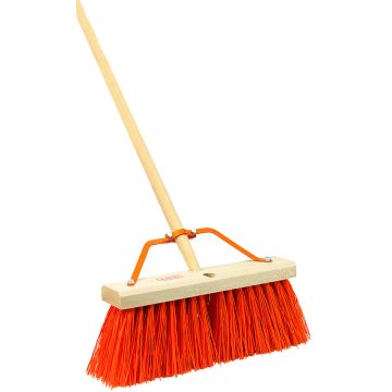 Harper 16" Orange Push Broom