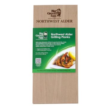 Big Green Egg Alder Grilling Planks - 2 Pack