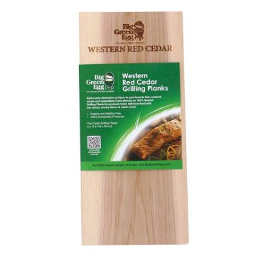 Big Green Egg Cedar Grilling Planks - 2 Pack