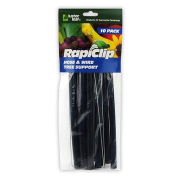 Luster Leaf Rapiclip Hose and Wire Tree Tie, Black, 27", 10 pk