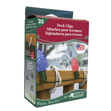 Adams, Deck Light Clips, 25 Clips