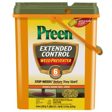 Preen Garden, Weed Preventer Extended Control, 2,245 sqft Pail