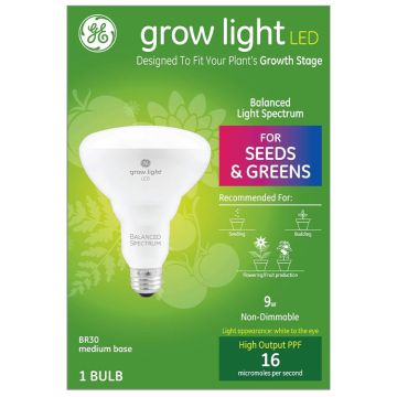 GE 9W Led Br 30 Grow Lamp - Seed