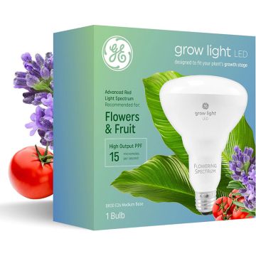 GE 9W LED BR30 GROW LAMP - FLWR