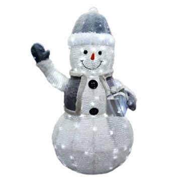 Holiday Wonderland, LED Twinkling Snowman, 50in