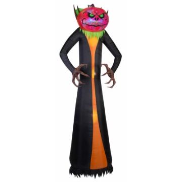 Gemmy 12' Airblown Inflatable Halloween Projection PHANTASM Pumpkin Reaper