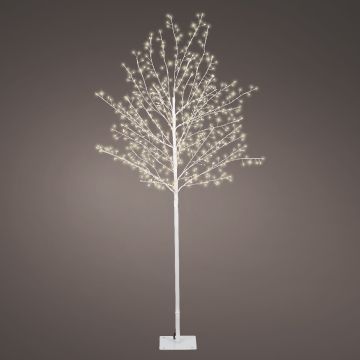 Lumineo Micro LED Tree, White, Warm White, 59" 480 Lights