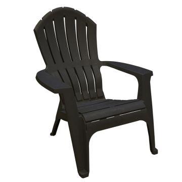 Adams, Real Comfort Adirondack Chair, Black 