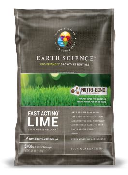 Earth Science, Fast Acting Lime with Nutri-Bond, 25lb (5,000 sq ft)