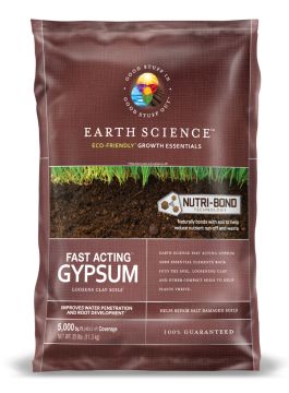 Earth Science, Fast Acting Gypsum with Nutri-Bond, 25lb (5,000 sq ft)