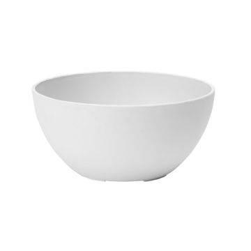 Novelty, Napa Bowl Planter, White