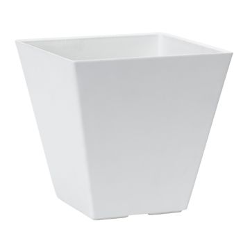 Novelty, Ella Square Planter, White